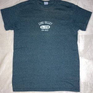 short sleeve “long valley New Jersey” gray t-shirt